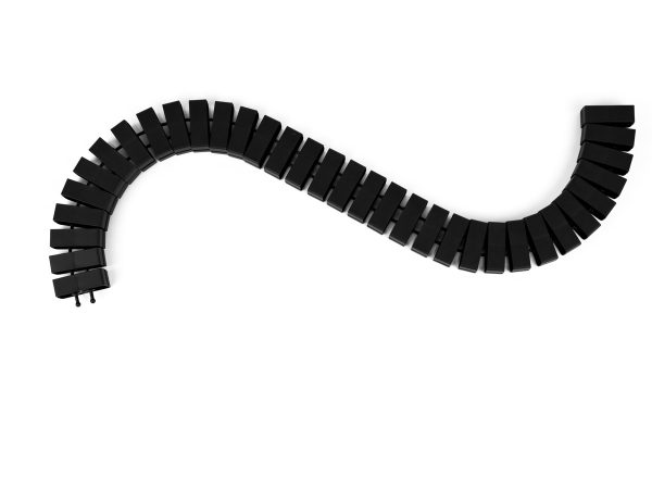 Kręgosłup na kable Bachmann CUBE - CZARNY rozwinięty Kręgosłup na kable Bachmann CUBE - CZARNY rozwinięty