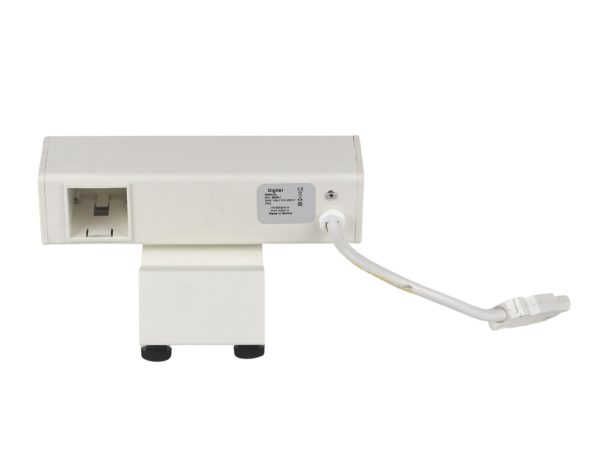 Mediaport biurkowy Digitel Desk UP 4M 2x230V + 2xUSB ładujące + 1xWOLNY - BIAŁY z tyłu