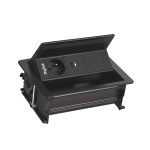 Mediaport Digitel FLIP UP PUSH 3M 1x230V + 2xUSB ładujące + 1xWolny - CZARNE