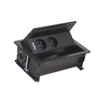 Mediaport Digitel FLIP UP PUSH 3M 2x230V + 1xWolny - CZARNY