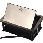 Mediaport Digitel FLIP UP PUSH 3M - INOX otwarty