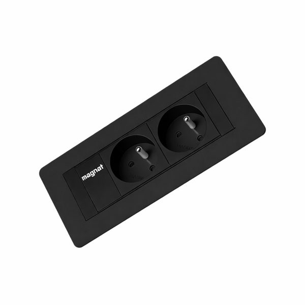 listwa-blatowa-magnat-frame-2m-2x230v-warianty-kolorystyczne czarny listwa-blatowa-magnat-frame-2m-2x230v-warianty-kolorystyczne czarny