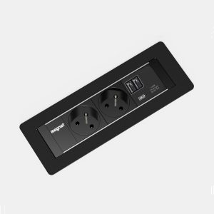 Listwa blatowa Magnat FRAME 3M 2x230V + 2xUSB charger A+C