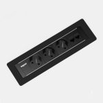 Listwa blatowa Magnat FRAME 4M 3x230V + 2xRJ45 - Warianty kolorystyczn