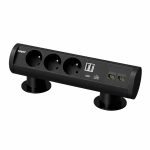 przylacze-stolowe-magnat-tube-5m-3x230v-2xusb-charger-ac-2xrj45-warianty-kolorystyczne czarne