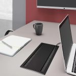 Mediaport dwustronny ASA VersaFLAP dual 4x230V - CZARNY