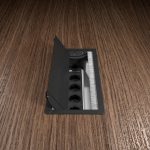 mediaport-asa-versaflap-dual-2.0-3x230v-ladowarka-ac-modul-pusty-czarny