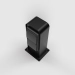 ES102-socket-pillar-Efapel-color-black-view-from-top