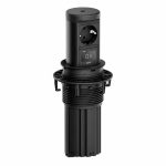 BACHMANN ELEVATOR 2 – kolumna blatowa wysuwana 1x gniazdo 230V + USB-C 45W + ładowarka indukcyjna Qi2 - CZARNY MAT produkt
