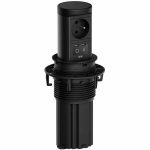 BACHMANN ELEVATOR 2 – kolumna blatowa wysuwana 1x gniazdo 230V + USB-C:C 45W - CZARNY MAT sam produkt